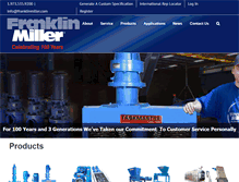 Tablet Screenshot of franklinmiller.com